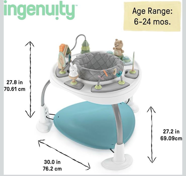 Ingenuity - Детски активен център 2 в 1