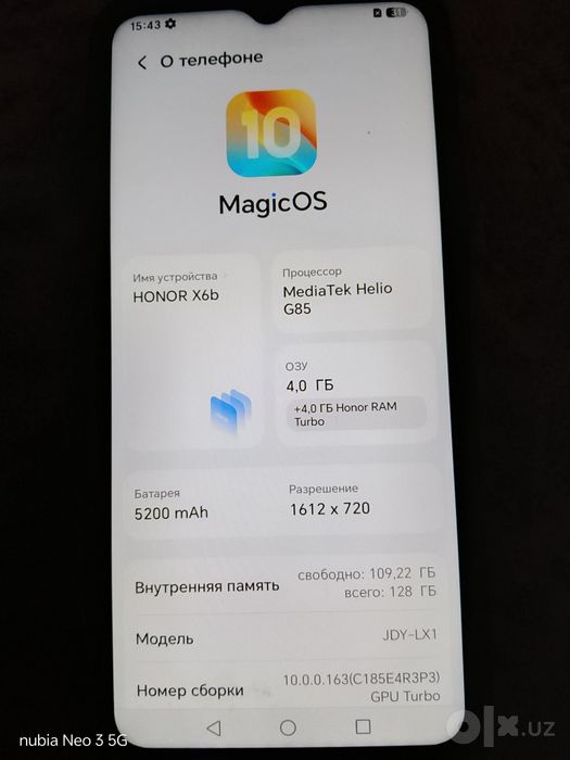 Продам Honor x6b
