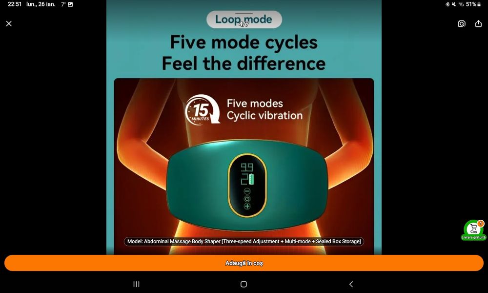 Aparat slăbit și masaj , puternic