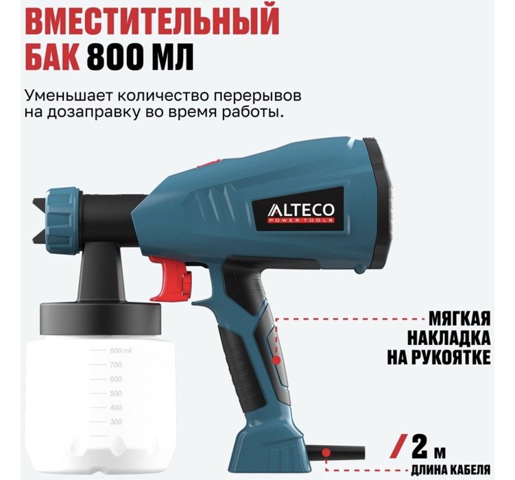 Краскопульт Alteco НОВЫЙ