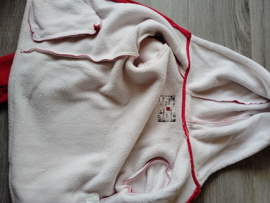 Hanorac dama roșu imblanita