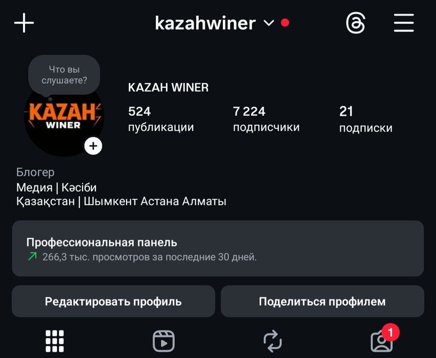 Инстаграм Парақша Сатылады