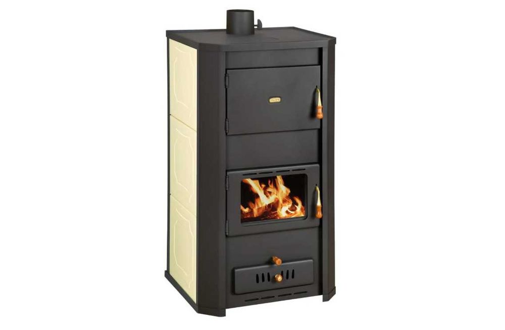 Semineu pe lemne, Prity WD W29, boiler incorporat, 29 kW