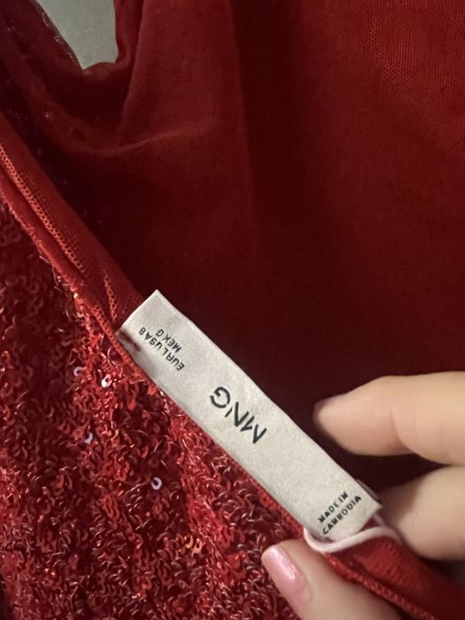 Рокля Mango с пайети