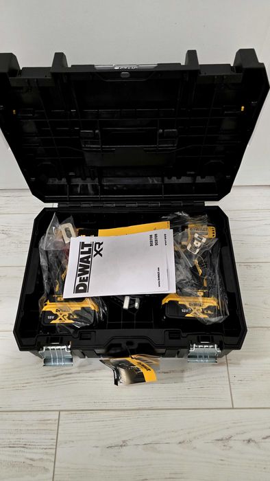 Комплект Акумулаторен винтоверт DeWALT DCD709 и импакт DeWALT DCF809 гр ...