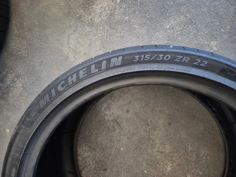 2 Anvelope de VARA - 315/35/22 - Michelin Pilot Sport 4S * OEM BMW X5 X6 M - Stare F BUNA - DOT 2020 !