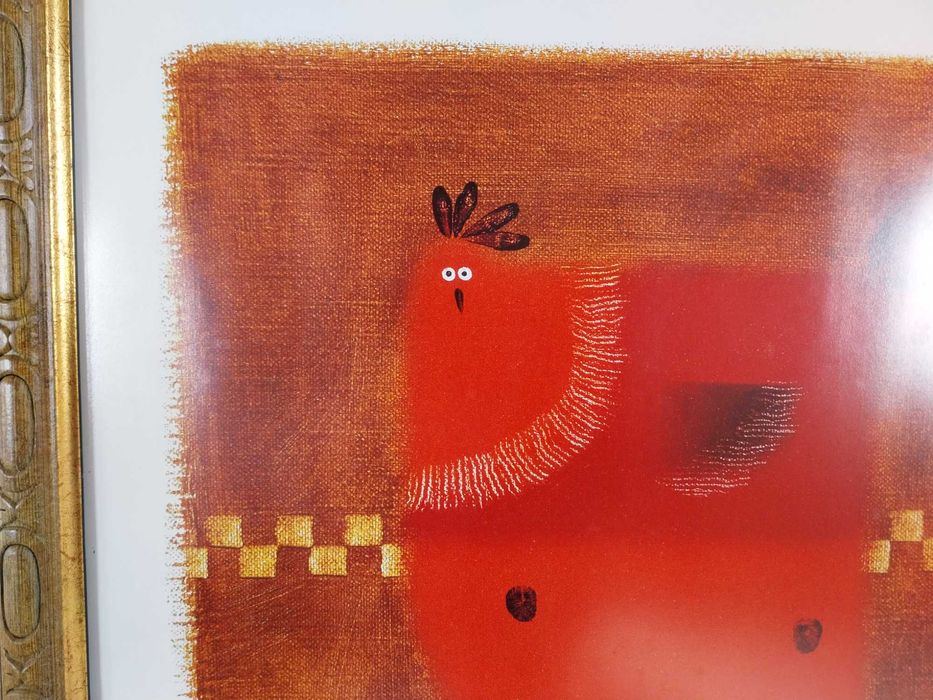 Голяма репродукция,рамкирана с антирефлексно стъкло