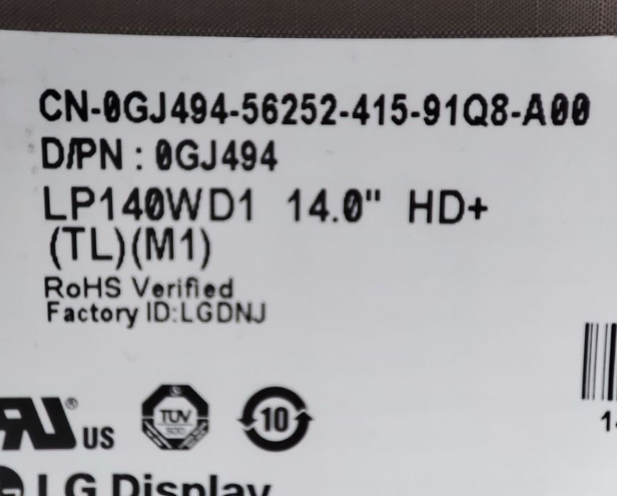 Дисплей матрица 14 инча за Dell Latitude e6420 e6430 - 1600x900