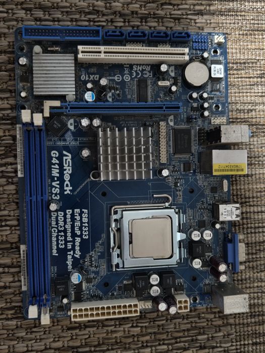 Kit Retro: Placă de bază ASRock G41M-VS3 (DDR3) + Procesor Intel Core 2 Quad Q6600