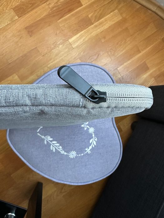 Нов водоустойчив сив калъф за лаптоп/таблет 15”