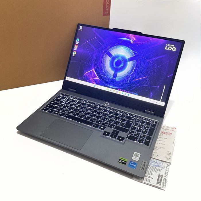 Lenovo LOQ 15 Gen 9/144Hz/i5-12450HX/RTX 3050 6GB/16GB DDR5/512TB NVMe/Гаранция