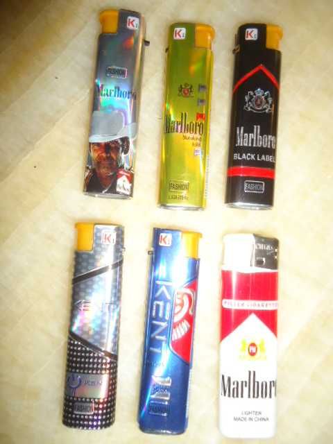 Marlboro -Kent 6 бр запалки метални.