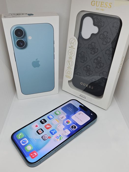 ГАРАНЦИЯ iPhone 16 Black 128GB 89% 465Цикъла