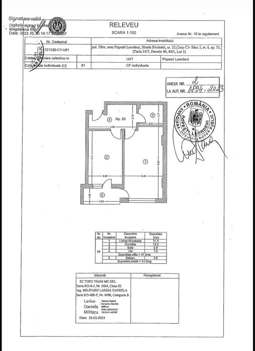 DIRECT DE LA PROPRIETAR! Apartament 2 camere | Mobilat & Utilat | 51,6 mp | Bloc 2023 | Fără comision