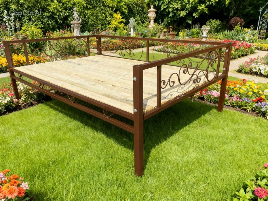 Топчан разборный мнталлический