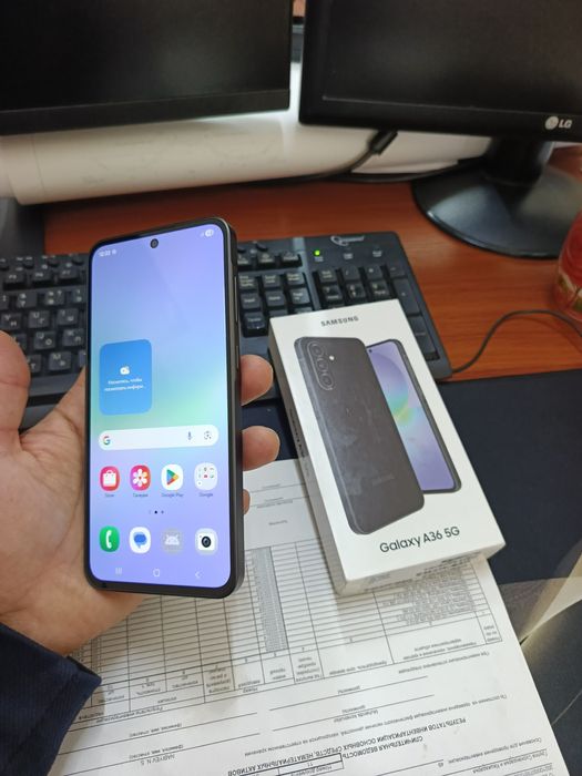Samsung A36 5G 8/256gb[2025]ideal 10 kunlik tel yangi telefon xali