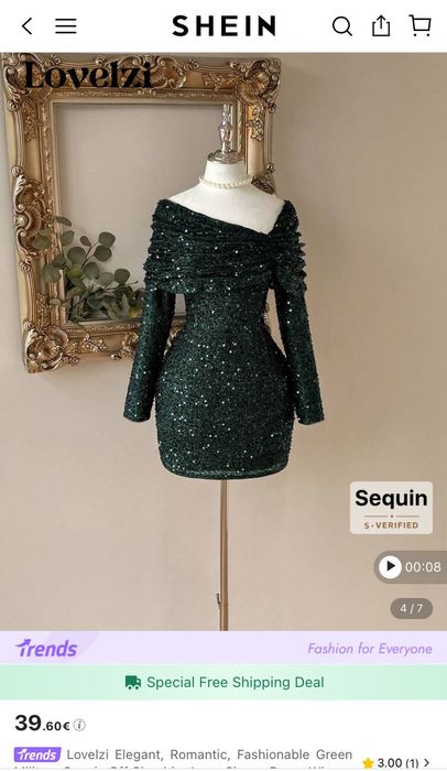 Елегантна рокля XS/S