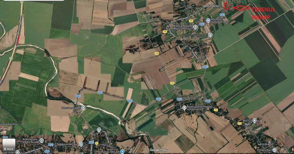 Teren de 900 mp Intravilan de vânzare