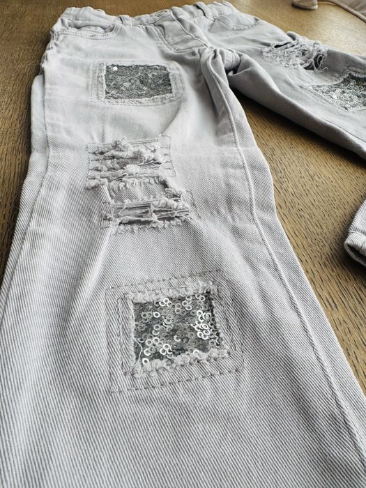 4г. Monnalisa grey Jeans