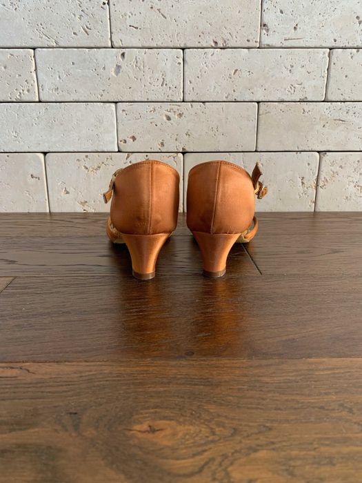 Сатенени танцови обувки