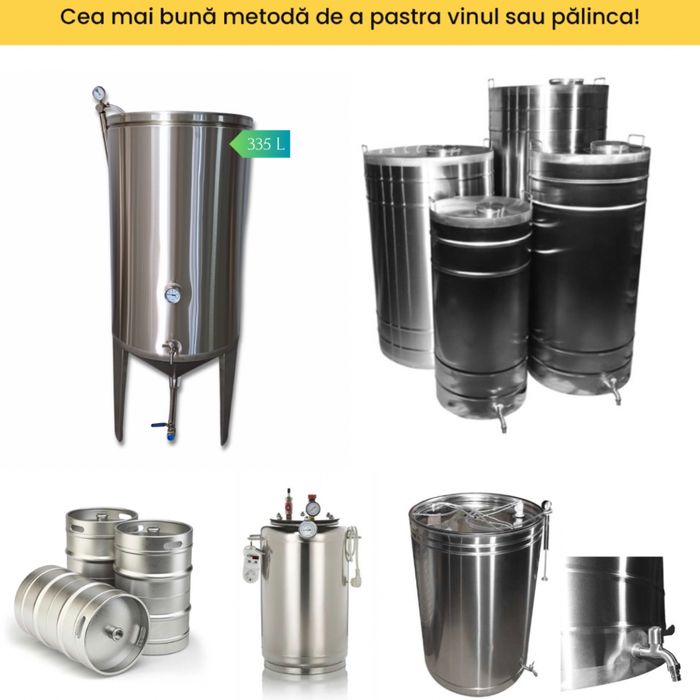 Butoi butoaie inox 30 50 60 80 100 180 200 300 350