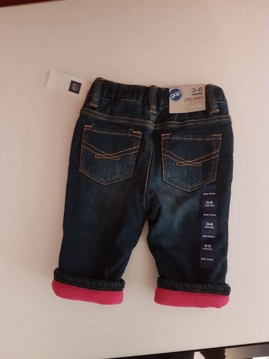 Jeans grosi baby GAP 3-6 luni ( noi)