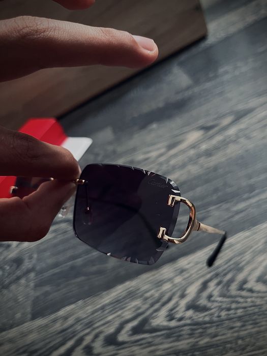 Cartier Santos Rimless Луксозни мъжки слънчеви очила