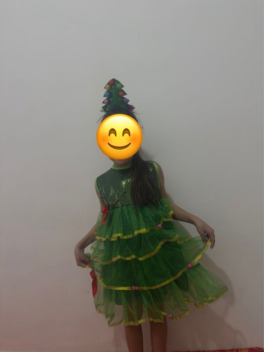 Платье ёлочки для девочек