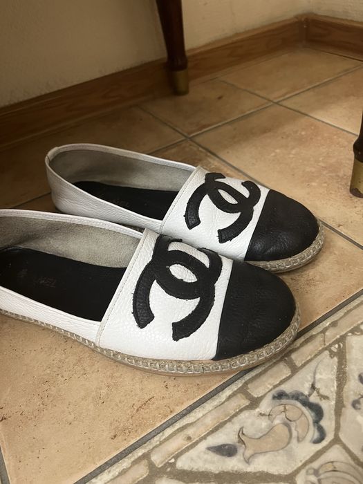 Продам  спадрилии за 3000 chanel кожа