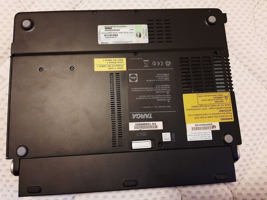 Laptop vintage: TARGA Traveller 812 MT30