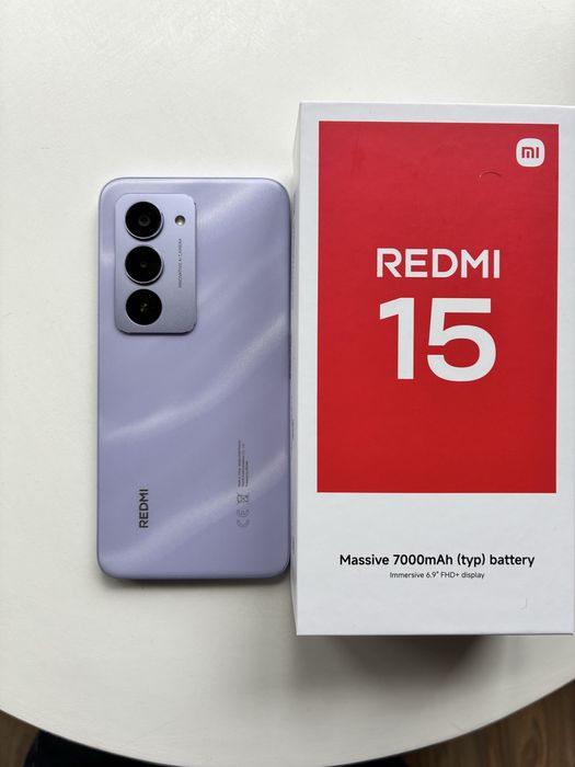 MI Redmi 15 7000 mAh батерия, Snapdragon, 50mpx camera, 128 GB