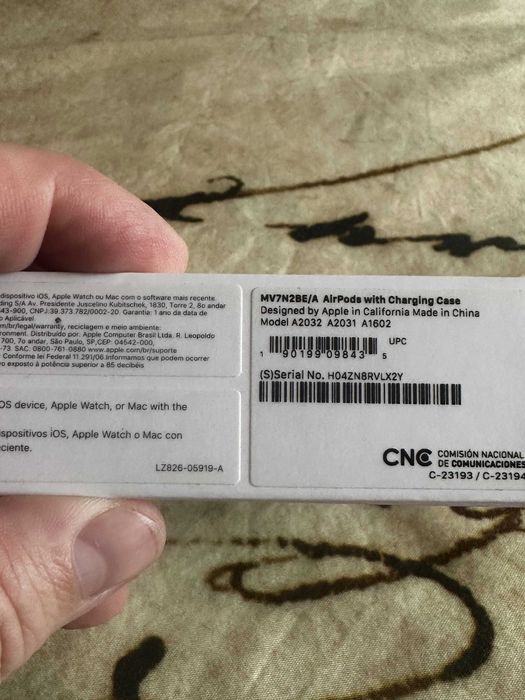 Apple AirPods (2-го поколения) Оигинал