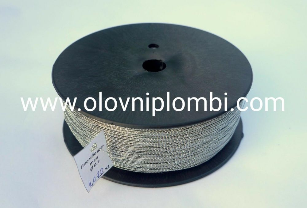 Неръждаема поцинкована  Пломбажна тел на макара.