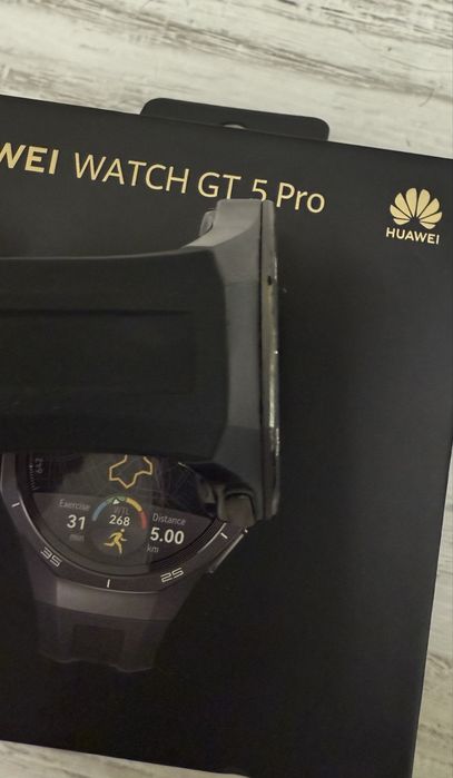 КАТО НОВ Huawei GT 5 Pro Black 24м. ГАРАНЦИЯ