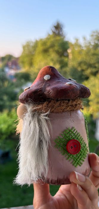 Gnom handmade sticlă