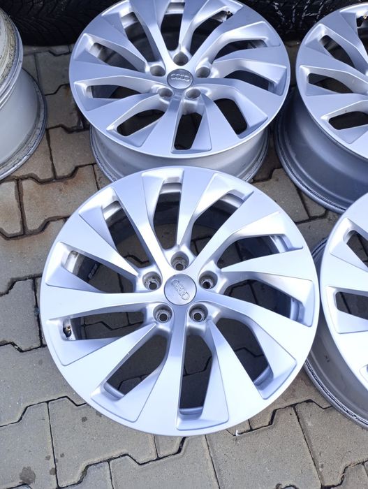 4jante aliaj 5x112 R18originale audi A3 A4 A5 A6 A8 Q5 allroad Quattro