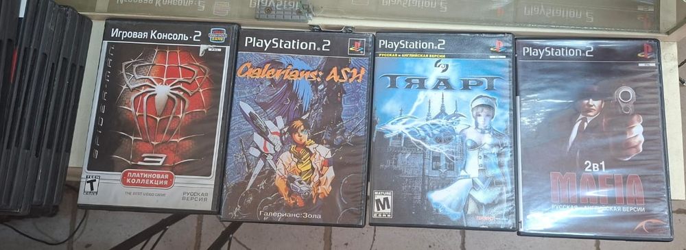 Диски на PlayStation 2