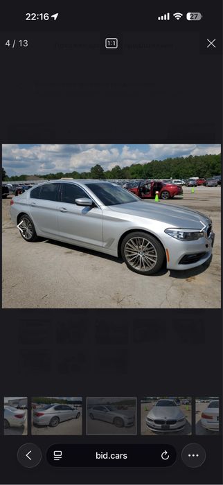 Бампера бмв g30 2018