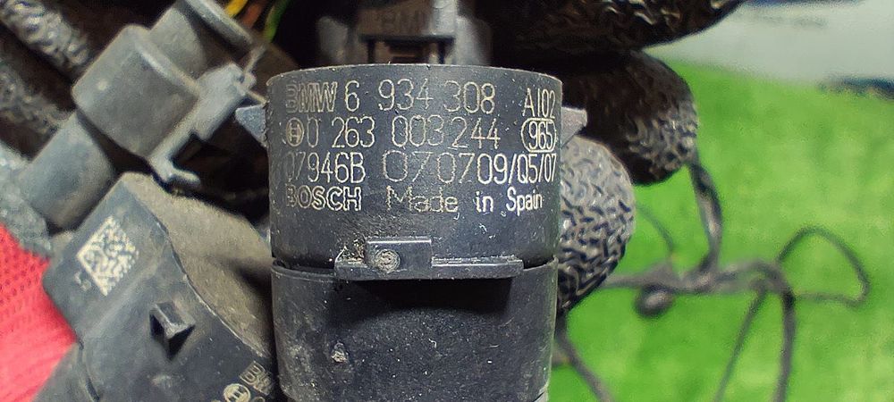 INSTALATIE + SENZORI PARCARE PDC BARA SPATE MINI COOPER R56 BMW E87 E90 X1 / COD OEM 6934308 / 66206934308 2005-2014