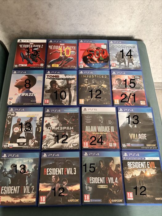 Продам игры на пс 4/5