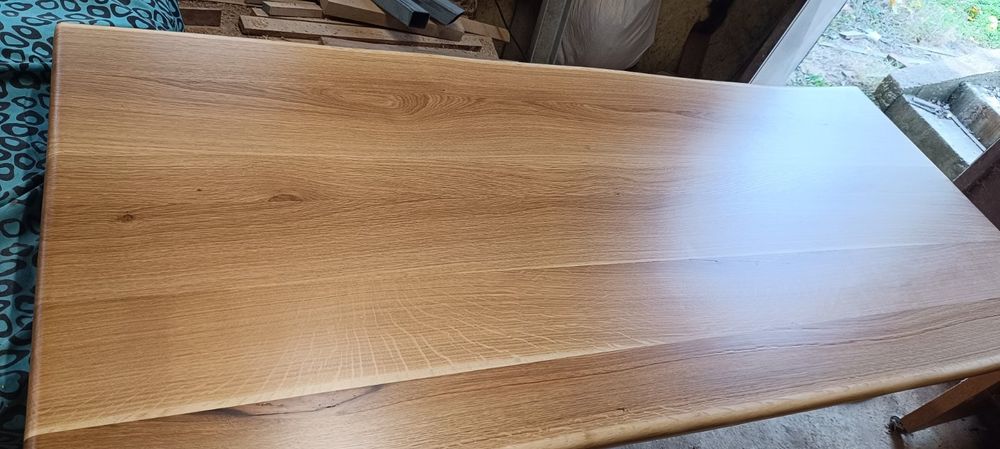 Дъбов плот с жив ръб