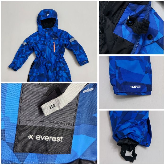 Costum ski EVEREST 10K, combinezon iarnă, salopeta Overall zăpadă, 110