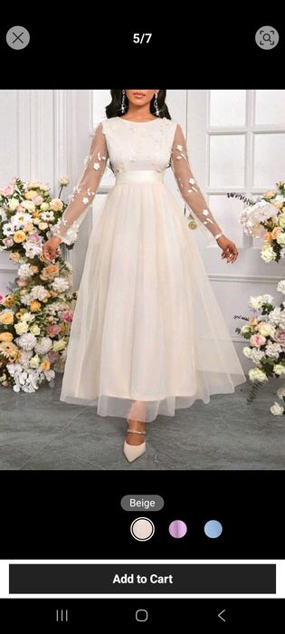 Рокля нова - тюл