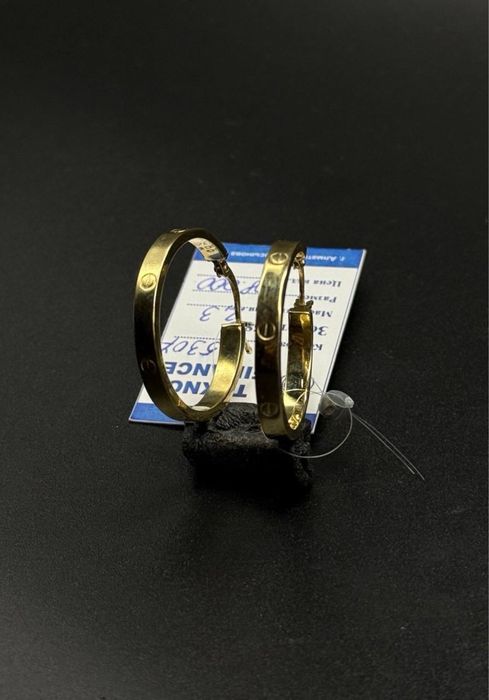 Золото 585  Серьги