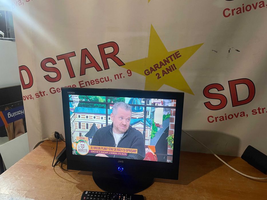 Televizor Lcd 12 V autoDVD incorporat JWS D-1970 /48 cm Garantie 2 ani