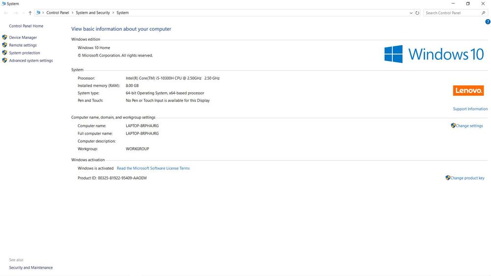 Lenovo Legion 5i RTX2060 6GB