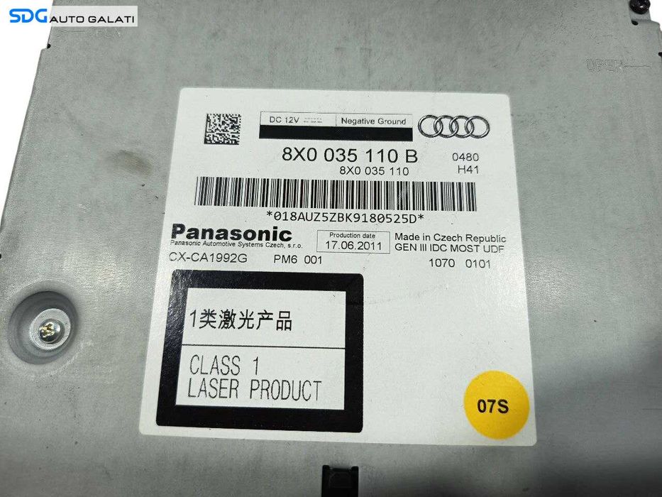 Unitate Radio CD Player Panasonic Audi Q5 8R 2008 - 2012 Cod 8X0035110B [L6697]