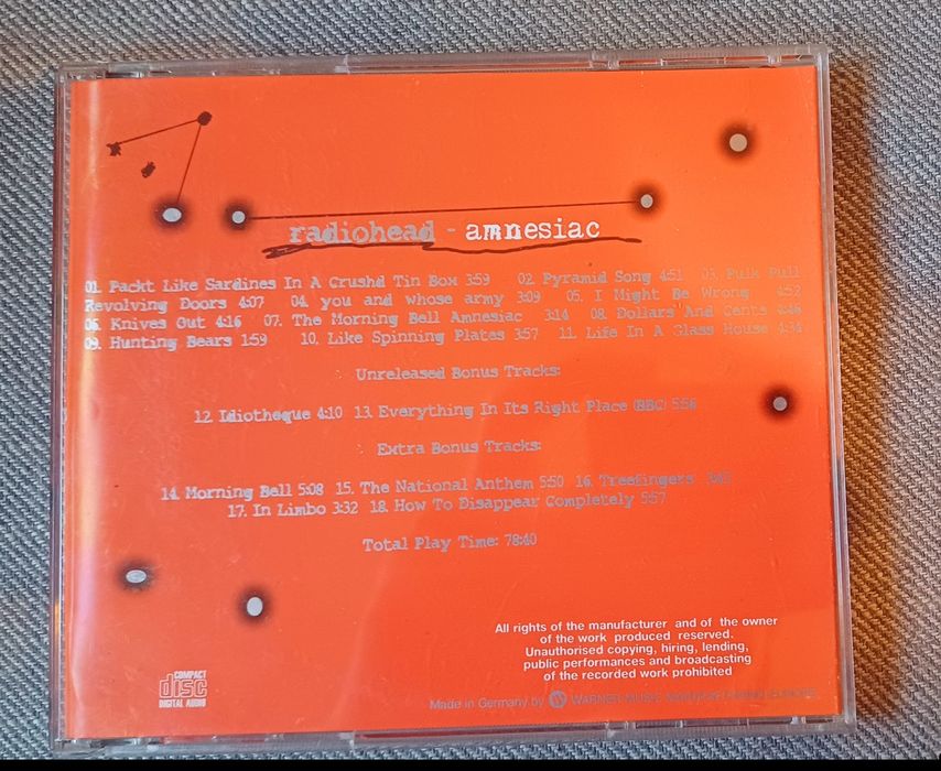 Диск : Radiohead - amnesiac