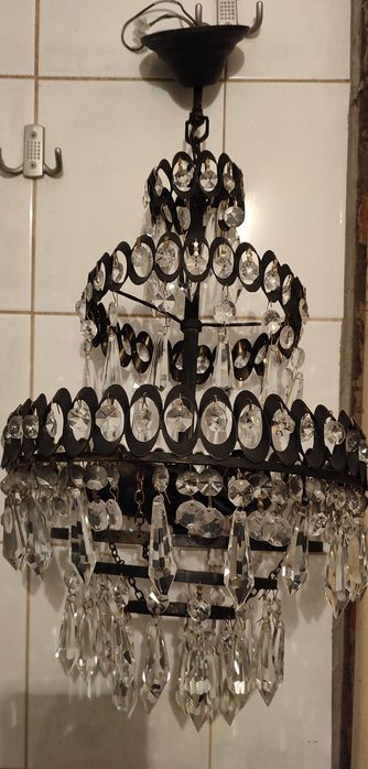 Старинен кристален полилей