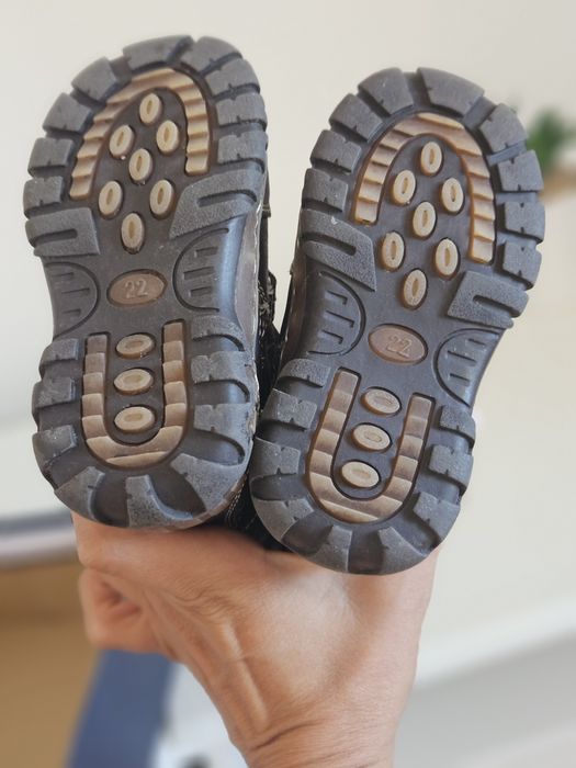 Детки кожени боти Champions 22 размер